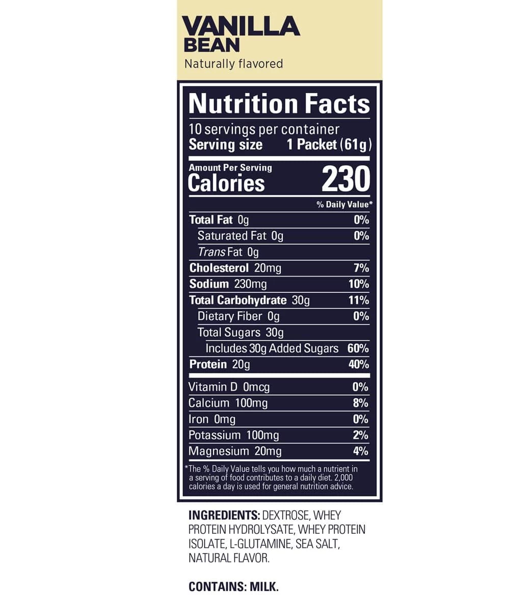 Gu Roctane Protein Recovery Mix ( 10 Single Serve Packs) - Image 10