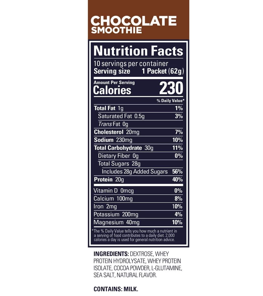 Gu Roctane Protein Recovery Mix ( 10 Single Serve Packs) - Image 4