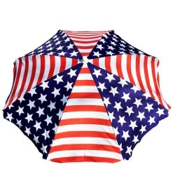 Beach Umbrella Sling Pack With Tilt American Flag