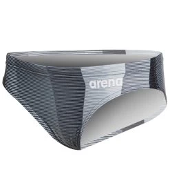 Arena Boys' Blended Stripe Brief Swimsuit