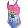 TURBO Girls' Happy Cats One Piece Swimsuit