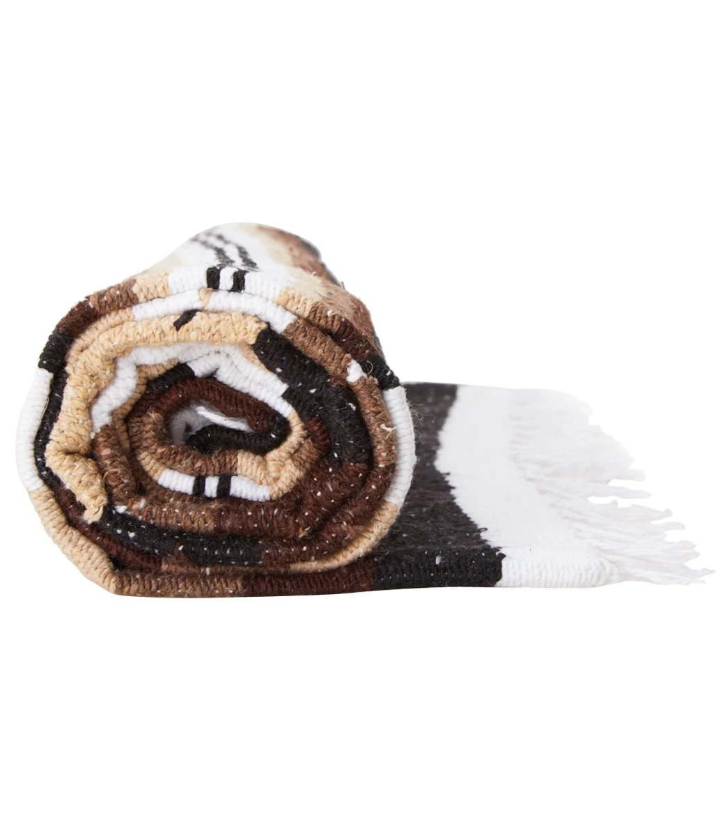 Natural Two Color Extra Fancy Diamond Yoga Blanket - Image 2