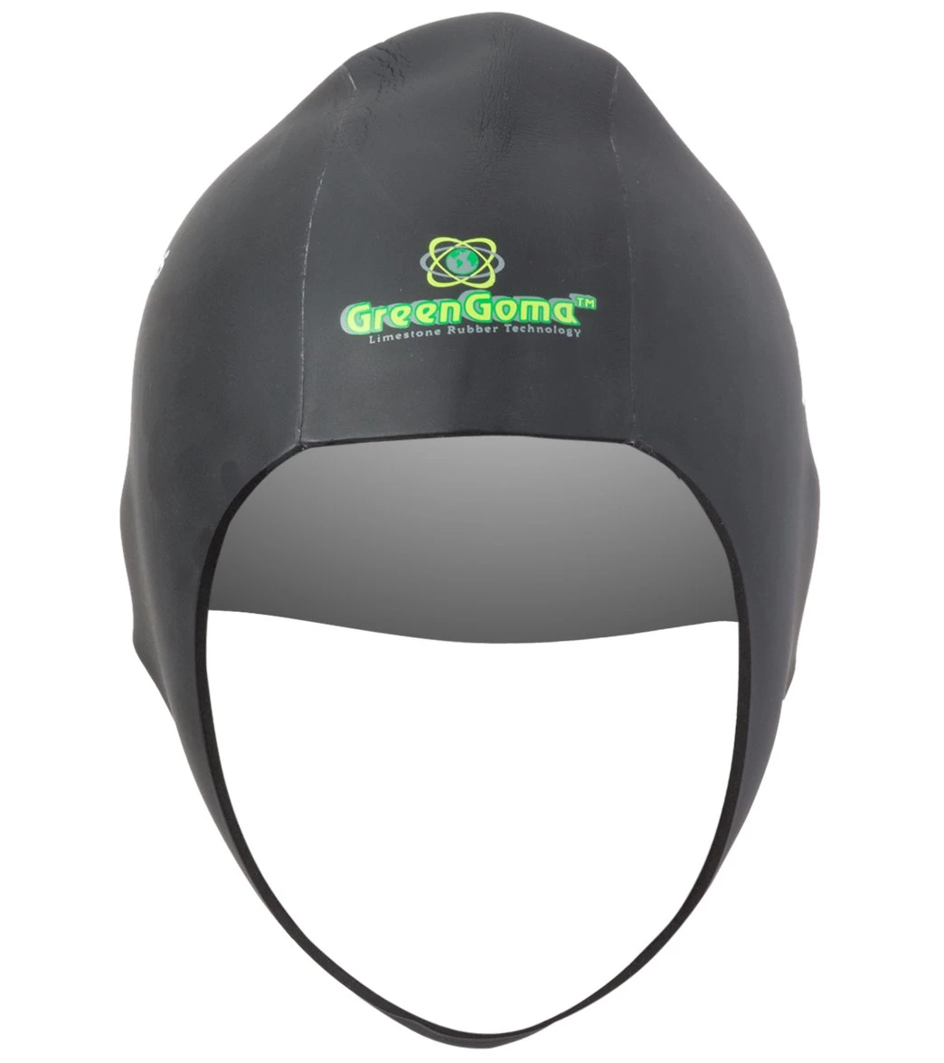 GreenGoma Rubber Swim Cap - Image 2