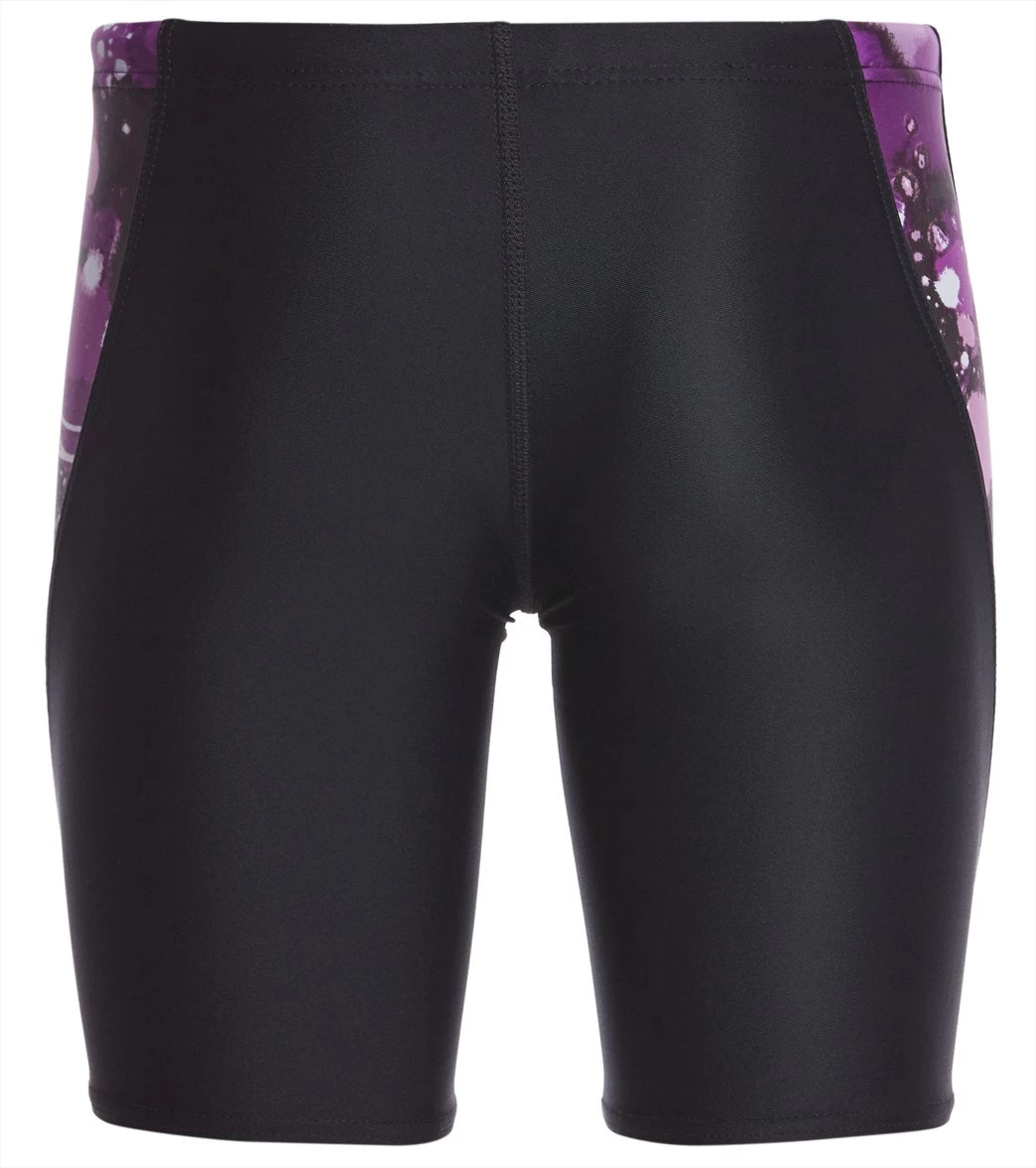 Paint Splatter Piped Splice Jammer Swimsuit Youth (22-28) - Image 3