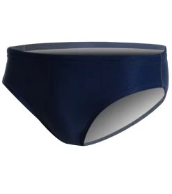 Solid Poly Racer Brief Swimsuit