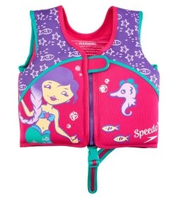 Speedo Girls' Learn To Swim Printed Neoprene Swim Vest (2yrs-6yrs)