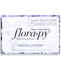 Sweet Dreams Aromatherapy Sheet Mask 5 Count, Yarrow Lavender