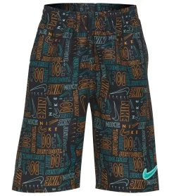 Nike Boys' Logo Mash-Up 17" Volley Short (Big Kid)