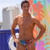 Sporti X Tyler Wallach Limited Edition Rainbow Rave Brief Swimsuit