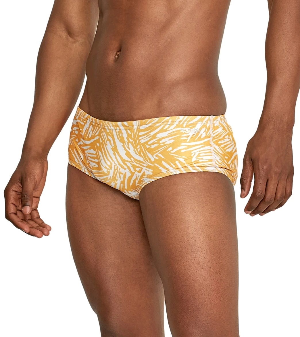 Speedo Vibe Men's Printed Euro Brief Swimsuit - Image 2