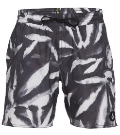 Volcom Men's 17" Echo Leaf Stoney Swim Trunks