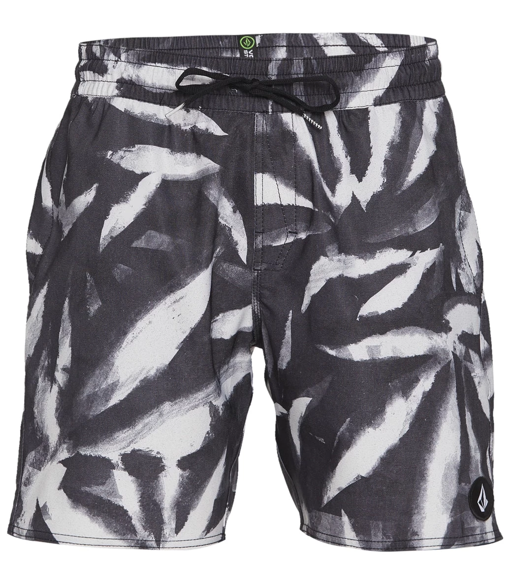 Volcom Men's 17" Echo Leaf Stoney Swim Trunks