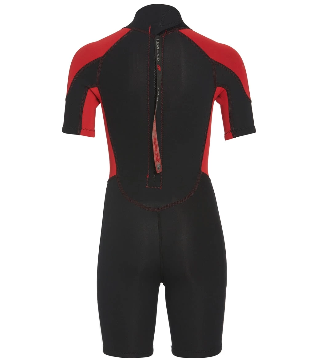 Level Six Youth 2.5mm Shorty Neoprene Wetsuit - Image 2