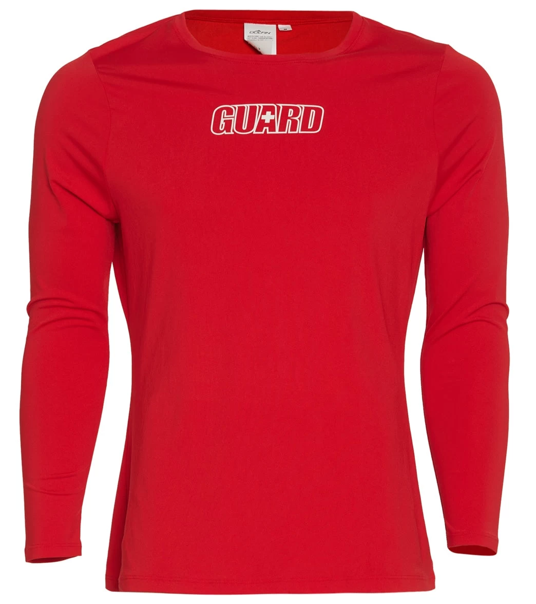 Lifeguard Men's Crew Neck Long Sleeve Rash Lifeguard