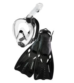 CRESSI Baron & Tonga Mask & Fin Snorkel Set