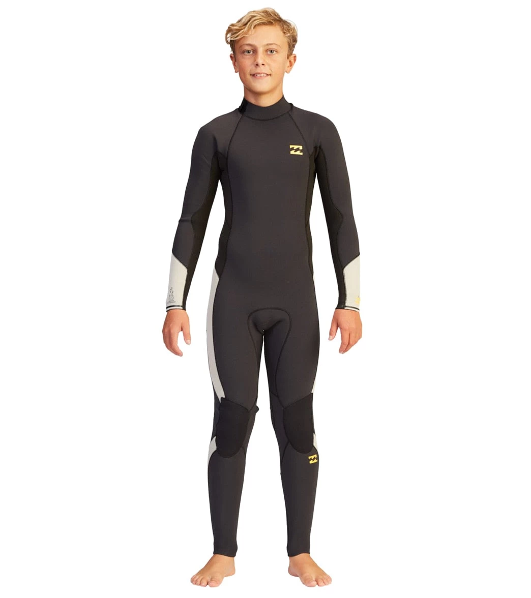 Billabong Youth 4/3mm Absolute Gbs Back Zip Fullsuit Wetsuit