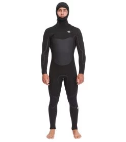 Billabong Men's 5/4mm Absolute Plus Chest Zip Hooded Fullsuit Wetsuit