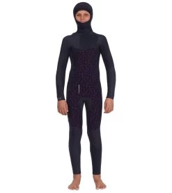 Billabong Youth 5/4mm Absolute Chest Zip Hooded Fullsuit Wetsuit