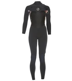Rip Curl Women's 3/2mm Flashbomb Long Sleeve Chest Zip Fullsuit Wetsuit