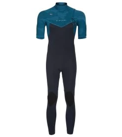 Rip Curl Men's 2/2mm Dawn Patrol Short Sleeve Chest Zip Fullsuit Wetsuit
