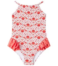 Seafolly Girls' Prague Halter Neck One Piece Swimsuit (Baby, Toddler, Little Kid)