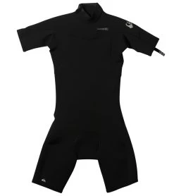 Quiksilver Youth 2/2mm Everyday Sessions Back Zip Short Sleeve Springsuit Wetsuit