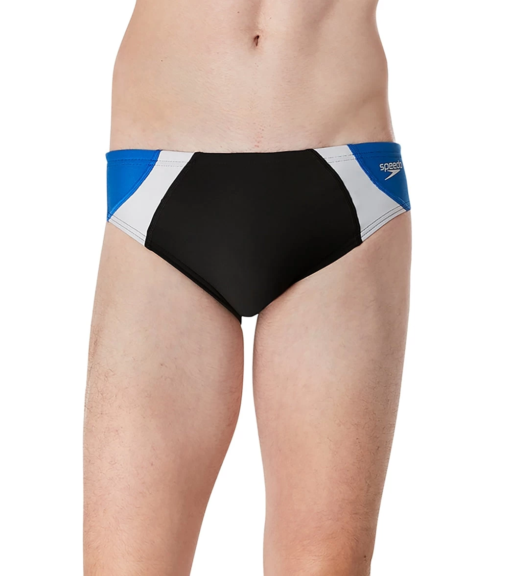 Speedo Vibe Men's Dual Colorblock One Brief Swimsuit
